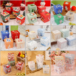 Cartoon New Spot Gifts for Girls and Boys, Various Portable Christmas Apple Boxes, Christmas Eve Candy Gift Boxes Wholesale