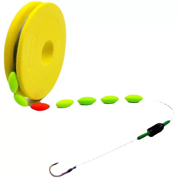 Dali Horse Single Hook Seven-Star Float Line Set, Pre-Tied Main Line Finished Set, Complete Traditional 7-Star Float Line Set Wholesale