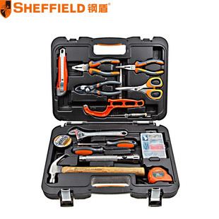 Steel Shield Sheffield 16-Piece Basic Repair Set Multi-Functional Tool Box S022005