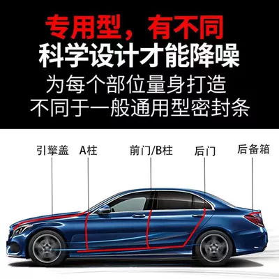 Vehicle Sealing Strip – sealing noise reduction rubber strip