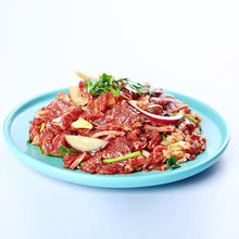 齊齊哈爾烤肉拌肉新鮮生牛肉東北燒烤韓式清真食材斤半成品