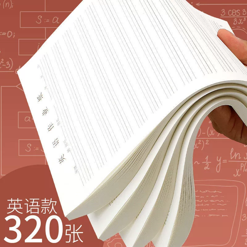Laptop, calligraphy for students, copybook, English, homework