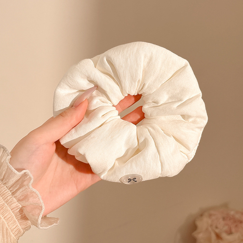 清新花边小肠圈扎头发女发圈新款波点头绳头饰皮套发饰马尾丸子头|undefined