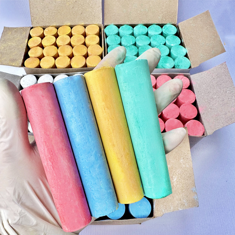 Gran tiza gruesa de gran tamaño acera negrita pintura al aire libre gran tiza madera nave acero grueso tiza