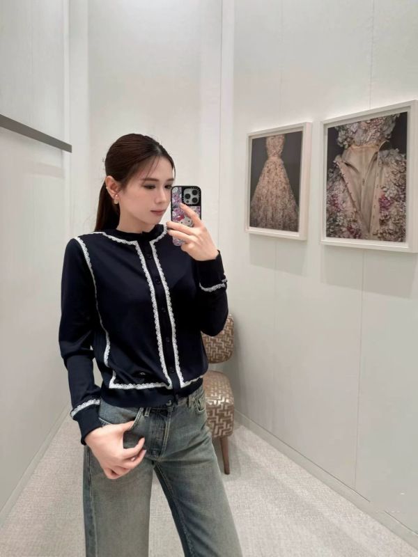 Nanyou Cd Home 26 New Style French-Style Elegant Knit Cardigan Outerwear for Women, Tencel Goat Leather Knit Cardigan Nanyou Cd Home 26 New Style French-Style Elegant Knit Cardigan Outerwear for Women, Tencel Goat Leather Knit Cardigan