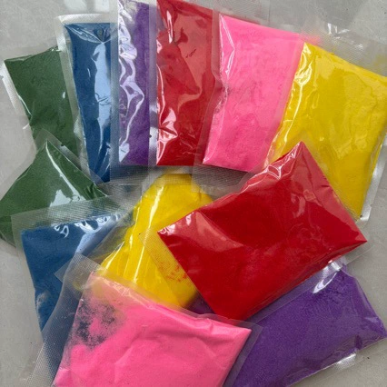 Coloured sand, enamel, small bag, pack, DIY, 72 colors