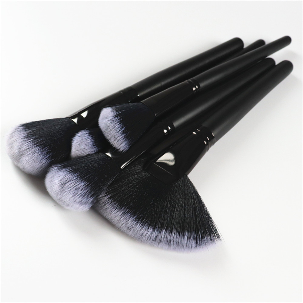 32 conjuntos de cepillo de maquillaje negro cepillo de sombra de ojos cepillo de blush cepillo de maquillaje de mango de madera un conjunto completo de cepillo de maquillaje cepillo de maquillaje