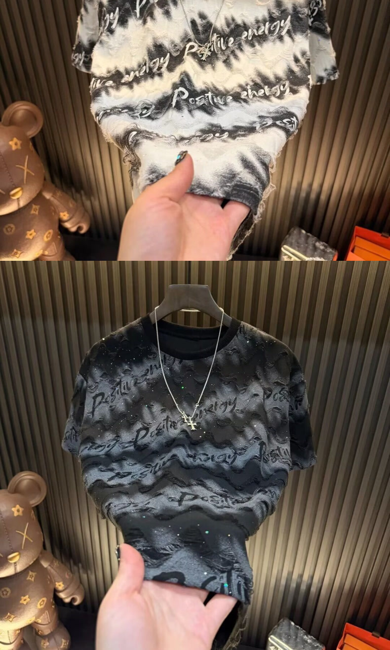 Herren T-shirt Im Chinesischen Stil Mit Tuschemalerei Sommer_voghion.com