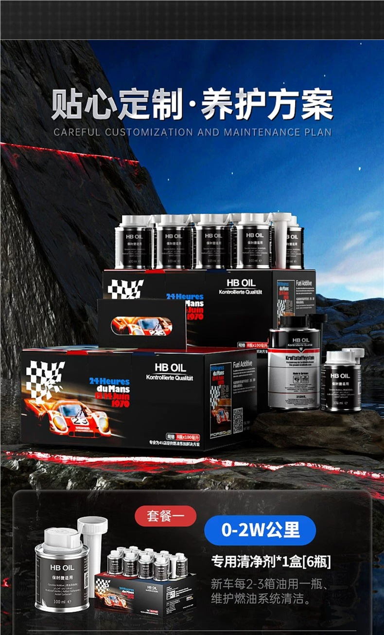 German Hb Is Specially Used for Porsche Gasoline Additive Fuel Treasure Cayenne 911Macan Engine to Remove Carbon Deposits