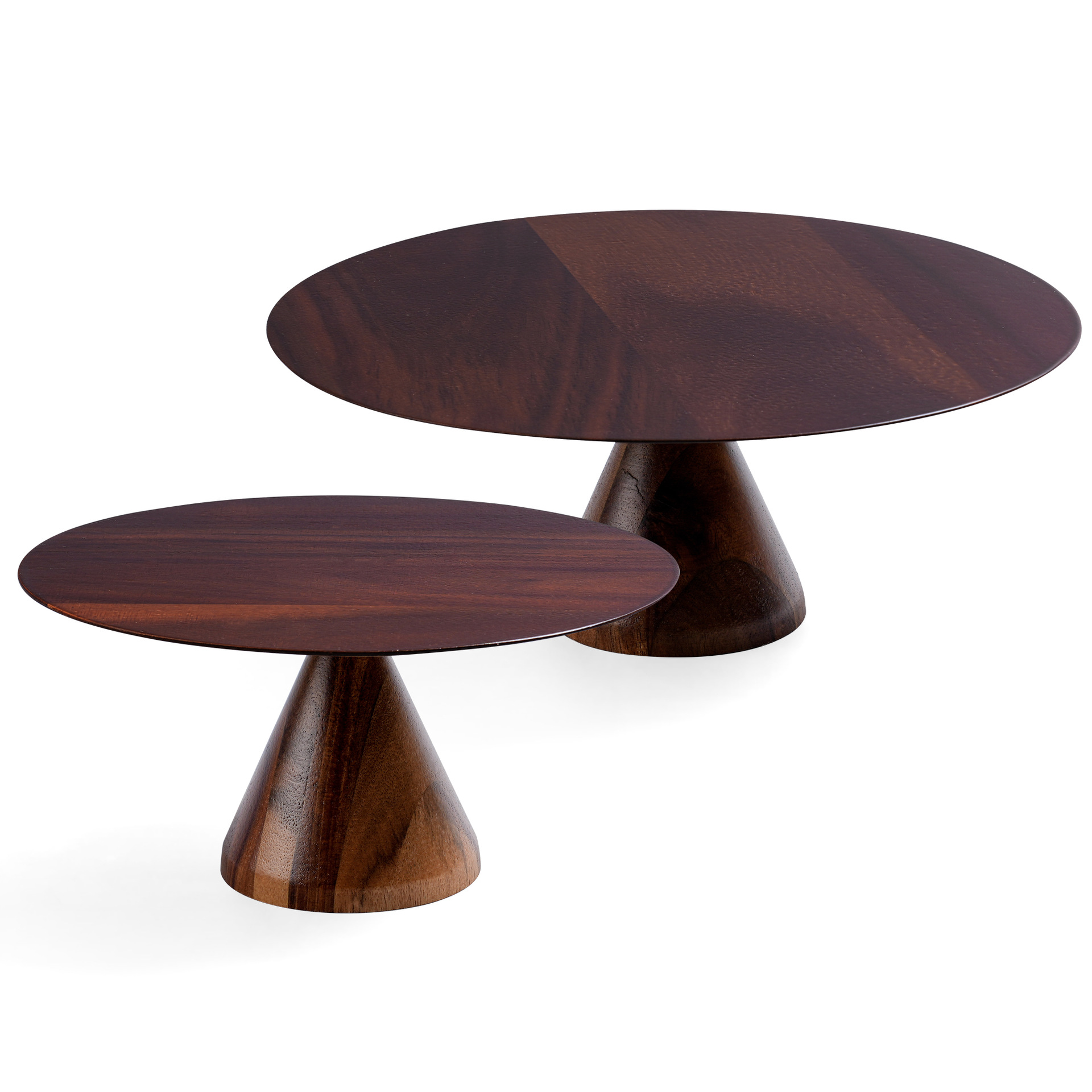 Acacia de madera alta pastel bandeja de postre pan de mesa retro bandeja de frutas bandeja de refrescos decoración de sala de estar