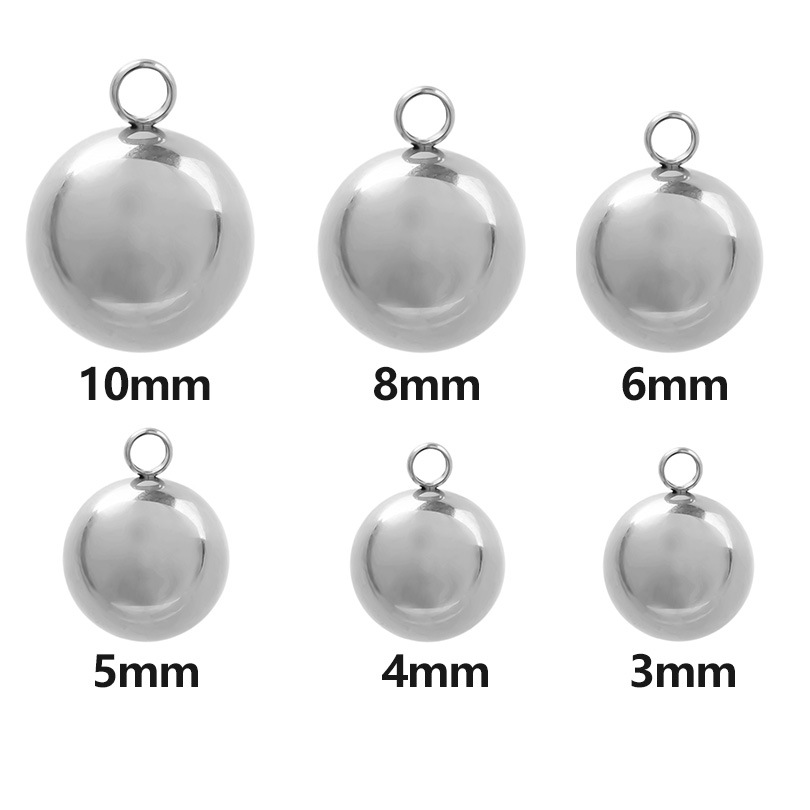 2g Weight Pendant Jewelry Making Type Diameter 10mm, Diameter 6 mm, Diameter 8mm Jewelry Making Size 18K Gold Plated Plating Material DIY Jewelry Accessories Classification 1 Piece Quantity 304 Stainless Steel Material Round Pattern Simple Style Style 1 Piece Diameter 10mm Diameter 6 Mm Diameter 8mm 304 Stainless Steel 18K Gold Plated Round Pendant 1