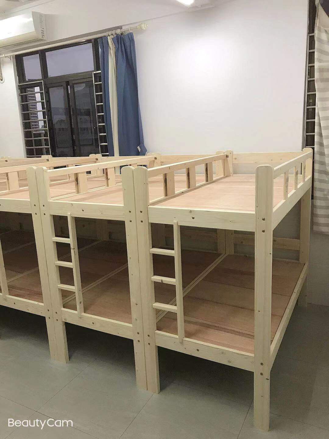 All Solid Wood Primary School Students' Nap Bed, Nap Bed, Daycare Bed, Children's Bed, Bunk Bed, Kindergarten Bunk Bed, High and Low Bed