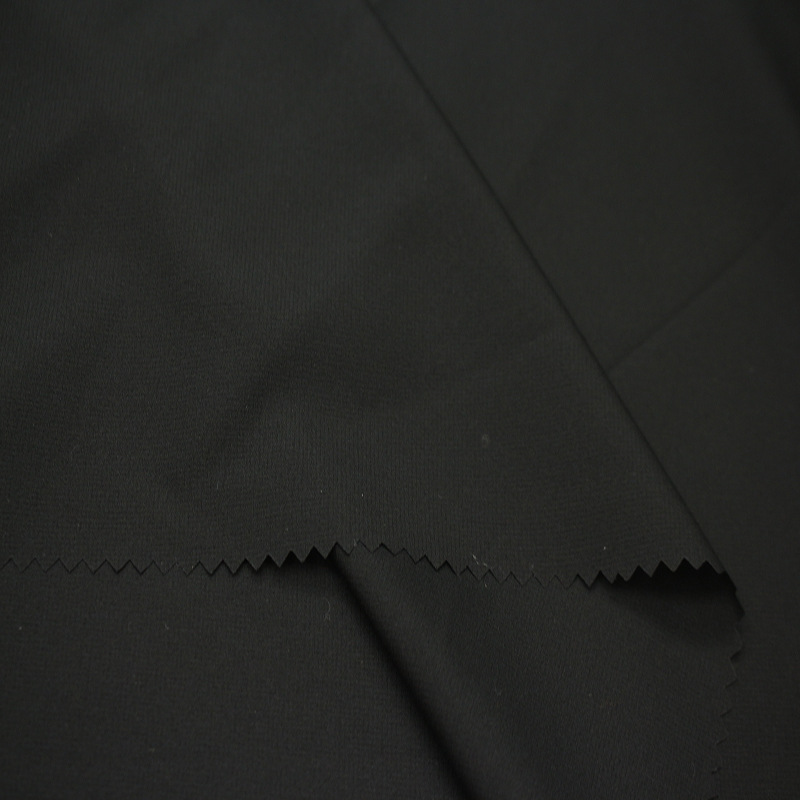 新品热卖350T格子机械弹防水透气轻薄裤料羽绒服面料春秋户外纯色