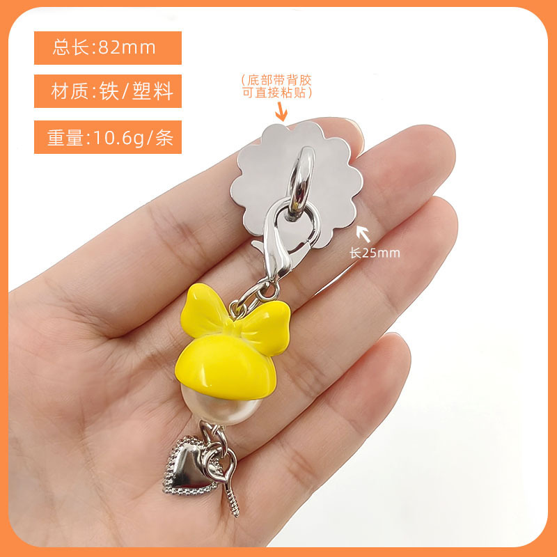新しい蝶アクリルペンダントキャンディーカラーイヤホンバッグペンダントアクセサリーバッグペンダント小物アクセサリー|undefined