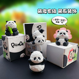 Оригинальная милая креативная мультяшная кукла, настольный декор, панда, домашний декор