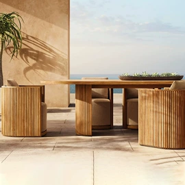 户外实木桌椅;排椅、等候椅;吊篮