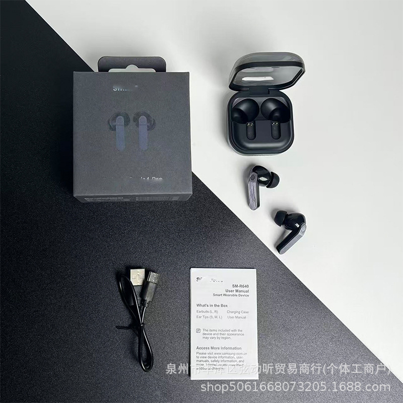 Cross-Border New Model Tws In-Ear R640 Galaxy Buds4 Pro Wireless Bluetooth Earphones with Charging Case Cross-Border New Model Tws In-Ear R640 Galaxy Buds4 Pro Wireless Bluetooth Earphones with Charging Case