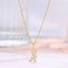 Elite fashionable necklace stainless steel, chain for key bag , European style, simple and elegant design, does not fade, wholesale