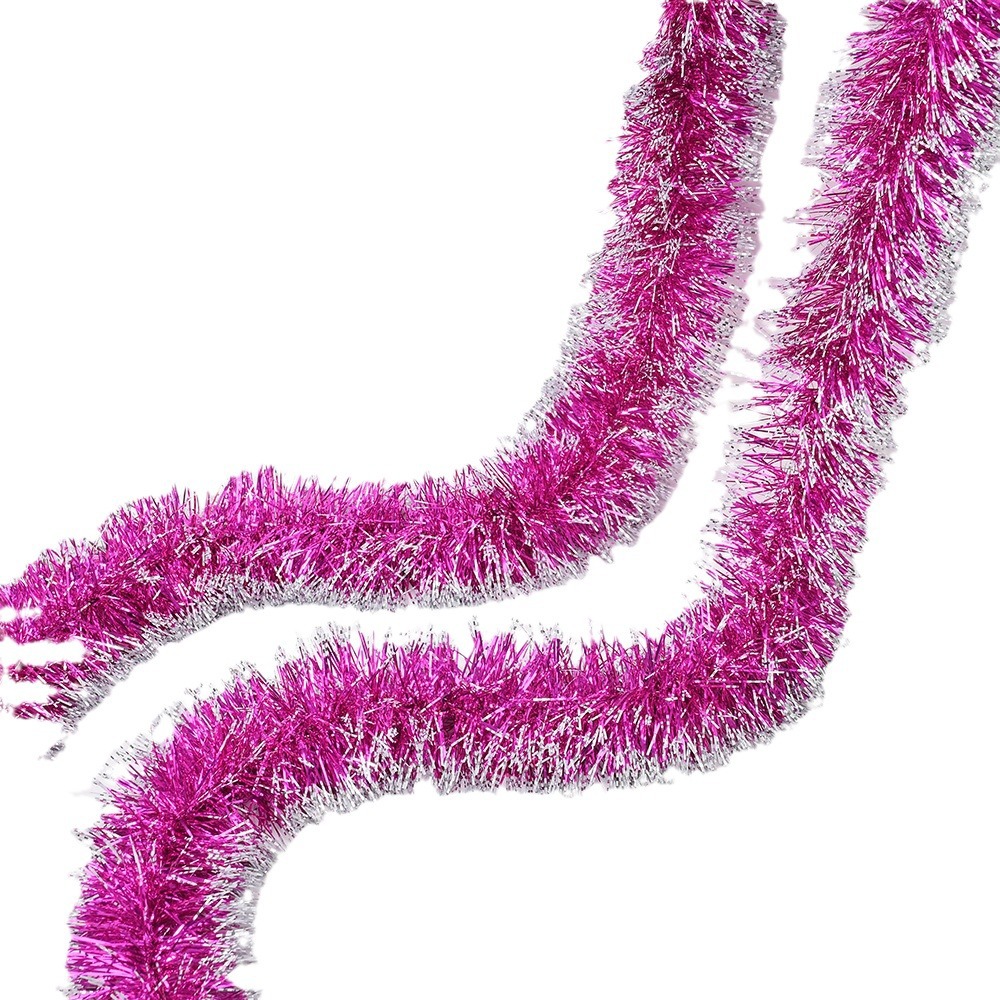 Transfronterizo de Navidad decoración de lana tira Garland cinta fiesta celebración jardín de infantes decoración tira de color 2 M