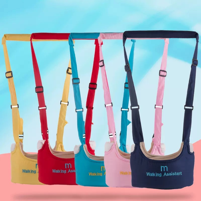 Baby Toddler Belt Anti-fall Anti-le Toddler Baby Learning to Walk Traction Artifact Auxiliary Rope Waist Protection Dual-purpose