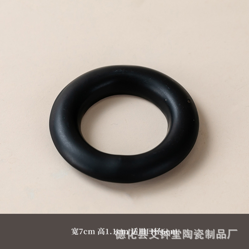 Ceramic Moxa Gua Sha Stone Ring Handheld Moxibustion Jar Accessory Style 10 key features