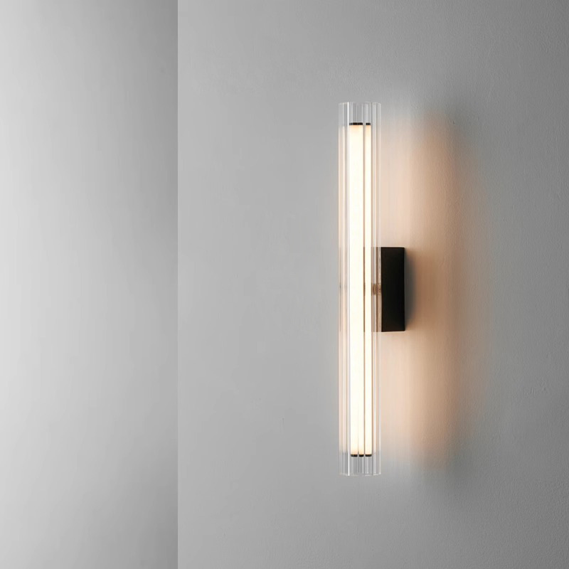 Bedroom Bedside Glass Wall Lamp Italian Minimalist Modern Minimalist Designer High-End Living Room Tv Wall Strip Wall Lamp