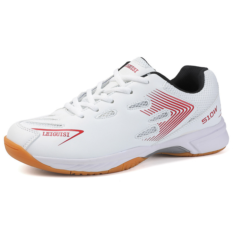 Cross-border men's and women's shoes new lightweight mesh plus size breathable badminton shoes non-slip shock absorption professional men's and women's sneaker Cross-border men's and women's shoes new lightweight mesh plus size breathable badminton shoes non-slip shock absorption professional men's and women's sneaker
