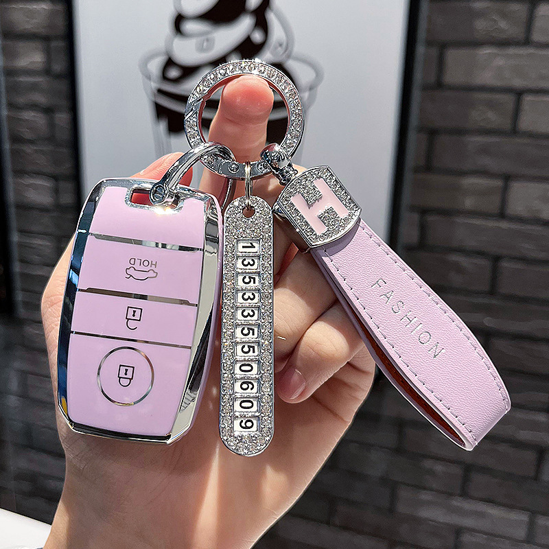 Aplicable a KIA K3 caso clave K5 coche K2 orgulloso correr kx3 Yi corriendo K4 hembra kx5 inteligente ejecución ACE hebilla KAIKU coche Shell