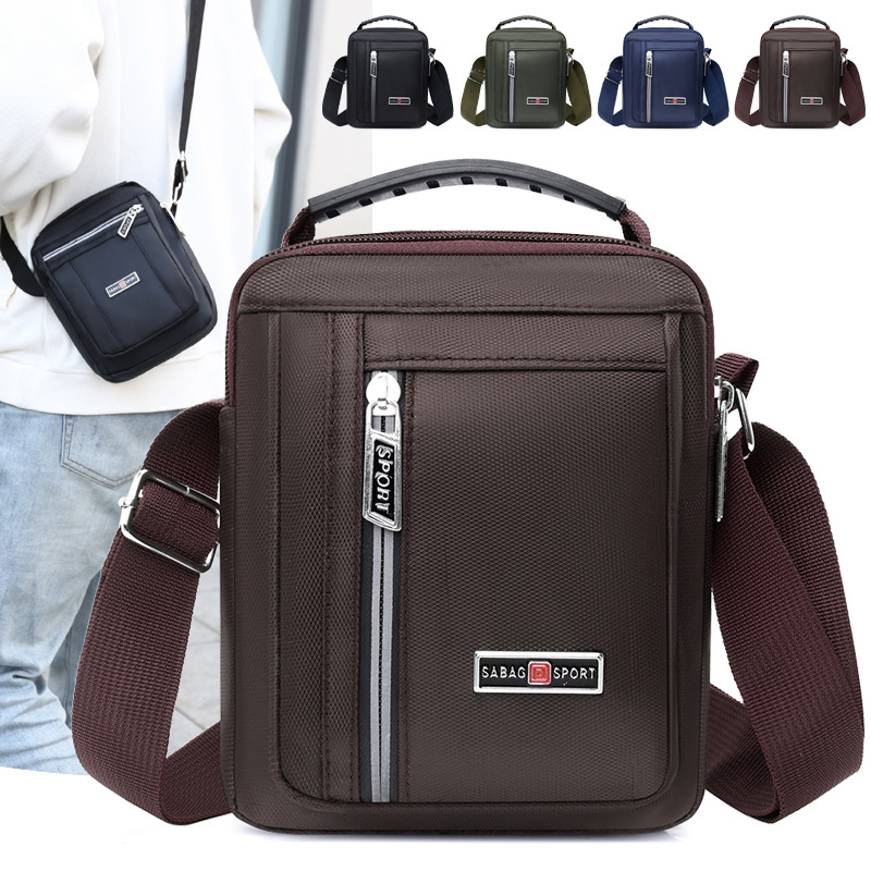 Nuevo bolso de moda para hombres para salir ocio bolso de mochila estilo nylon ligero de viaje universal bolso de hombro mayorista