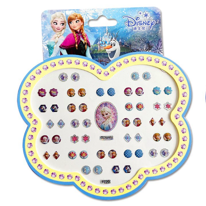 Genuine children's shiny ears stickers for princess, cartoon sticker, 3D