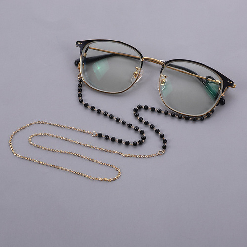 Elegant Pearl Pattern Eyeglass Chain for Women, Simple Anti-Slip and Anti-Lost Eyeglass Retainer, Pearl Pendant Chain