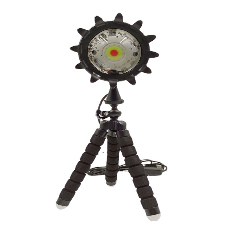 Led三脚架网红日落灯客厅投影夕阳灯氛围落日灯拍照摄影补光台灯