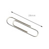 Nickel -plated silver 28 color curved needle 33 paper clip bag plastic bulk black purple bookmark paper fan white trumpet back