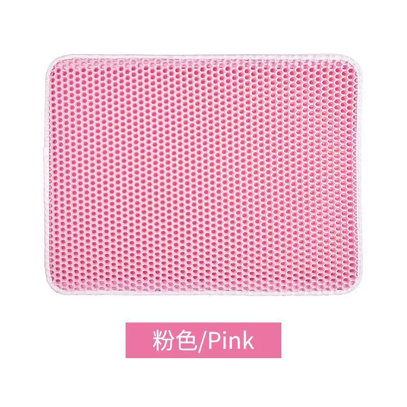 Double-layer Thickened EVA Cat Litter Mat, Washable & Splash-Proof, Multiple Sizes