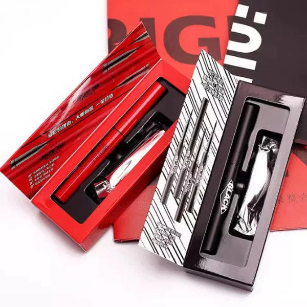 Miyo Paint Black Long-Lasting Eyeliner Fiber Waterproof Liquid Eyeliner Pen Beginner Liquid with Replacement Eyeliner Pen