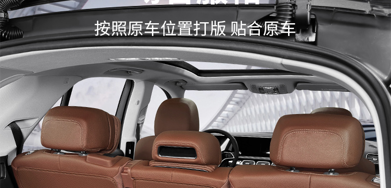 Suitable for Mercedes-Benz Gle350/450 Rear Seat Back Anti-Kick Pad Gls450 Trunk Protective Pad Car Supplies