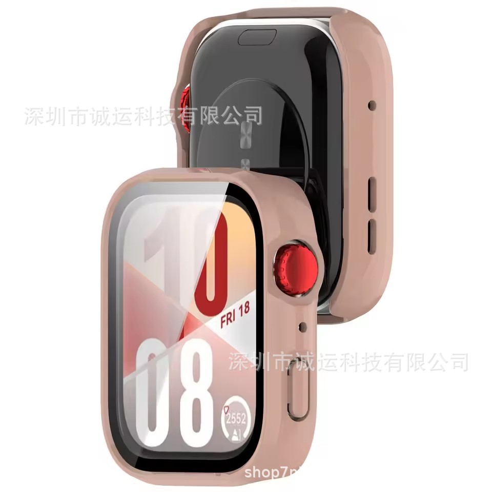 Suitable for Huawei Fit4 protective case, tempered full cover film integrated case, Huawei watch Fit4 pro watch case undefined