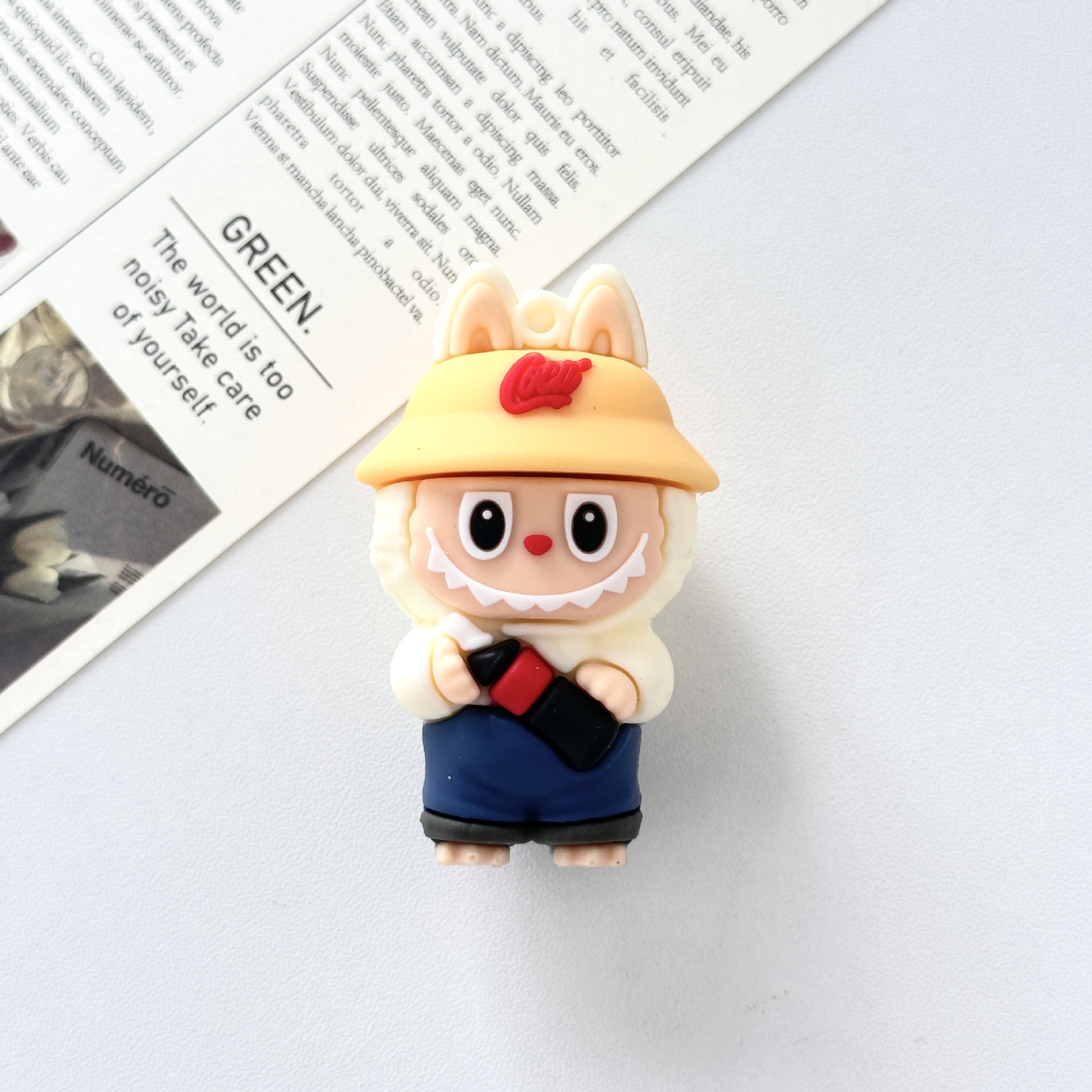 クリエイティブコーララブ冷蔵庫マグネットソフト接着剤トレンディなおもちゃ人形漫画ホールボードマグネット装飾磁気ステッカー