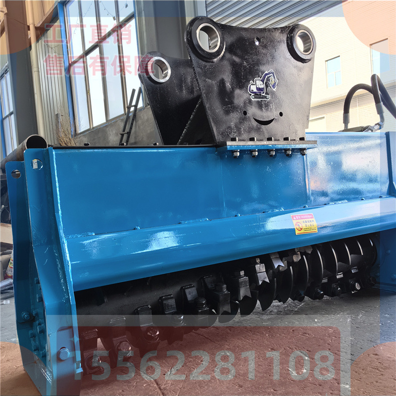 挖机拓灌机碎木机 粉碎树枝绿篱等开荒机 拓灌机小型挖机开荒机