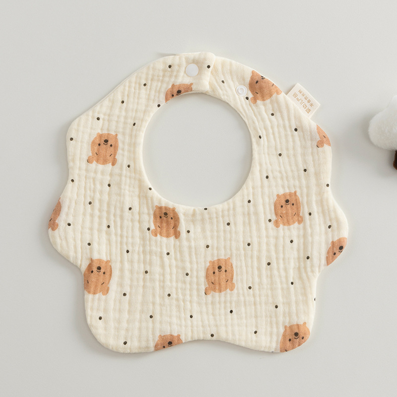 106059819@qq.com Sciarpa per neonati in puro cotone di classe A, scaldacollo per bambini, bavaglino a petalo_voghion.com
