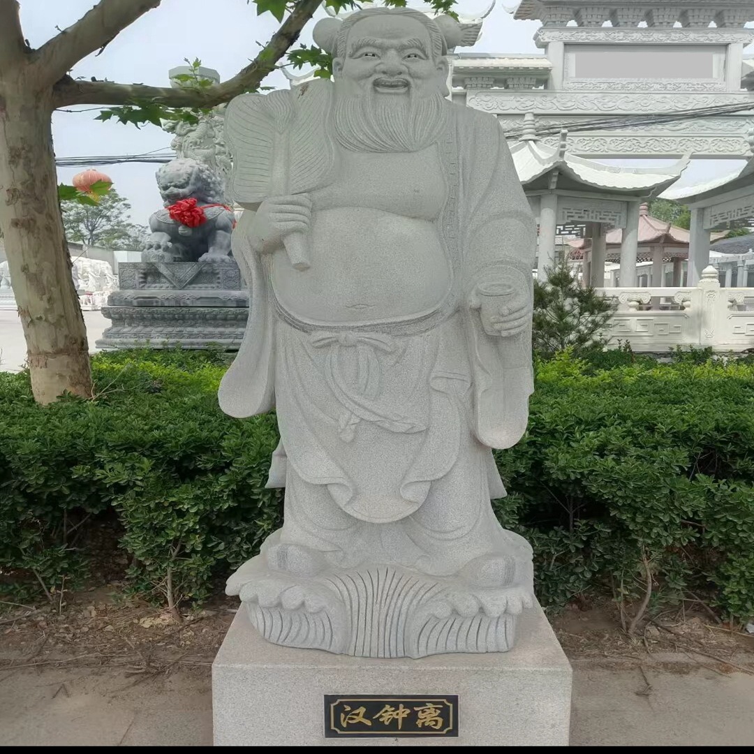 厂家石雕人物雕塑花岗岩八仙过海雕塑古代人物雕像园林景观摆件