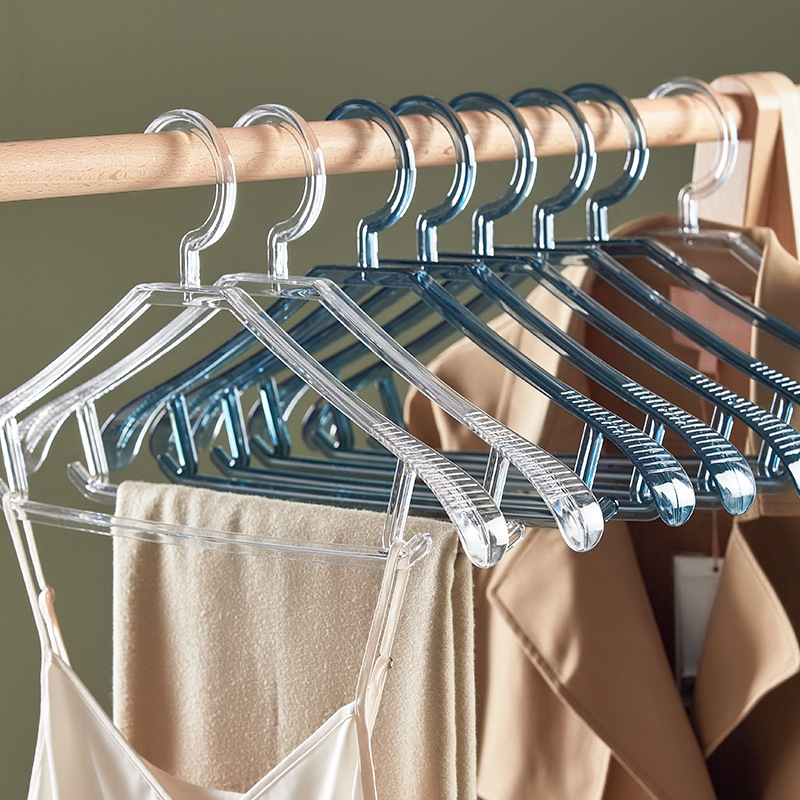 Transparent Clothes Hanger Household Clothes Hanger And Clothes Drying Rack Clothes Hanger Support Plastic Rack Clothes Hanger