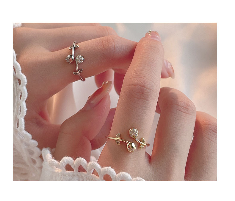 1g Weight Rings Classification 1 Piece 925 Sterling Silver Flower Rings