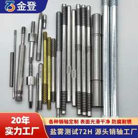 来图定制精密销轴 单头双头搓花数控加工电动牙刷轴精密销轴