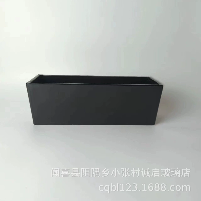 Утолщенное прозрачное стекло прямоугольный цветочный горшок мясистая гидропонная ваза для тюльпанов Настольный микро ландшафтный дизайн небольшой аквариум