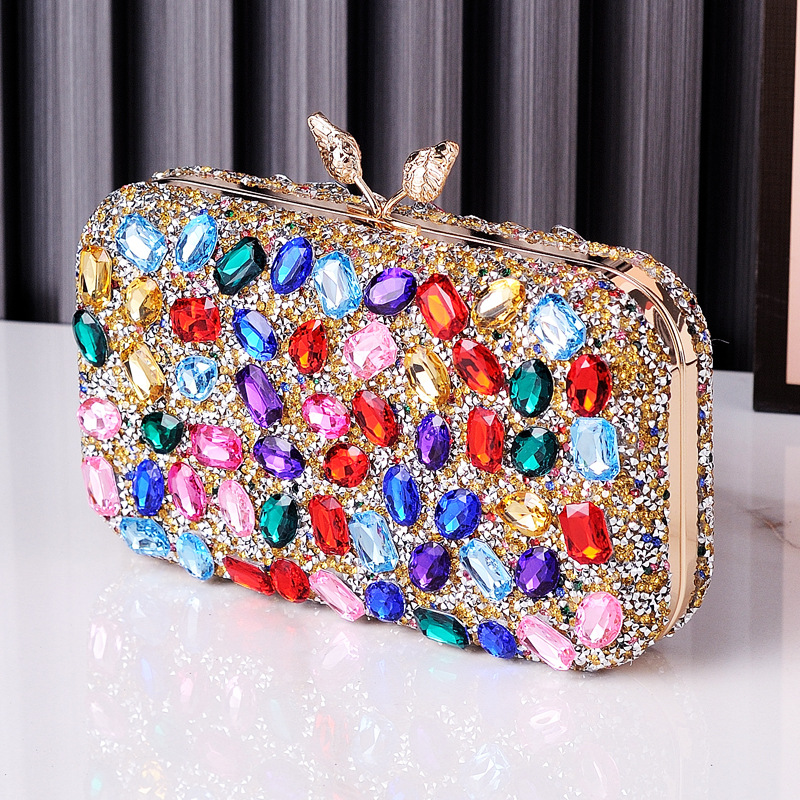 Resin Geometric Square Evening Bags display picture 5