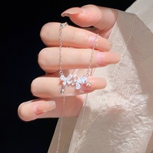 新款配饰S925纯银蝶梦项链女轻奢小众设计高级感蝴蝶颈链生日礼物