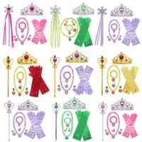 Трансграничные Принцесса Аксессуары Косплей Комплект Портфолио Aisa Crown Перчатки Ожерелье AliExpress