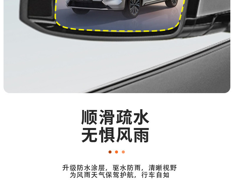 Suitable for Geely Galaxy Starship 7 rearview mirror rainproof film, reflective anti-fog and anti-rain glare sticker modification
