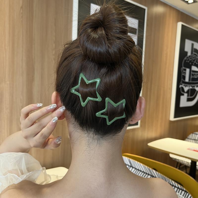 Femmes Sucré Star Rectangle Alliage Pince À Cheveux display picture 5